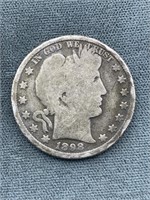 1898 Barber Silver Half Dollar