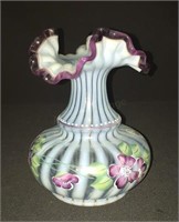 Fenton Ruffle Edge Vase