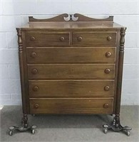 6 Drawer Empire Style Chest