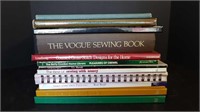 ASSORTMENT OF SEWING BOOKS