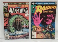 Marvel Comics The Man Thing Issue 1& Raders Of
