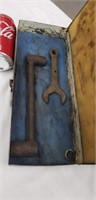 2 Antique Wrenches with Case. Skelgas Marking.
