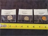 3 Graded Coins