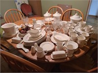 Over 85 pieces of Phalzgraff retired Tea Rose Set