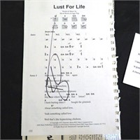 David Bowie Authentic Autograph on Lust for Life