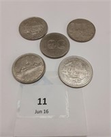 COINS - 5 ASSORTED