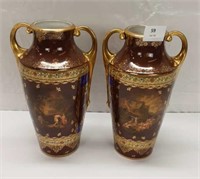 VINTAGE VASES - 11" TALL - REMBRANDT - NUMBERED