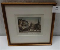 FRAMED PRINT - 8" X 9" - SIGNED