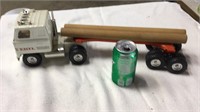 ERTL log truck and trailer