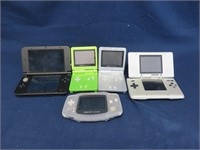 Lot of 5 Nintendo Gameboy Systems