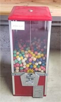 Northwestern Gum Ball Machine 10" X 10" X 24"