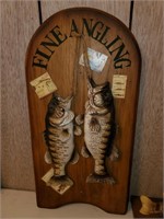Fine Angling Plaque 9" x 20"