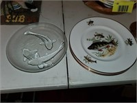 4 Fish Plates English Bone China