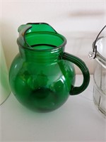 Forest Green Pitcher