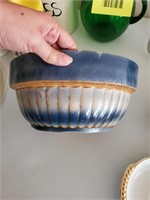 Vintage Stoneware Bowl 10.5"