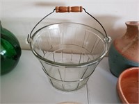 Anchor Hocking Glass Bucket