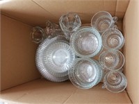 Box of Clear Dishes