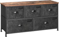 5 Drawers SONGMICS Fabric Drawer Dresser