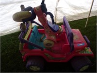 Barbie Jeep & kids tricycle