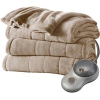 Sunbeam Electric Heated Fleece Blanket, Full