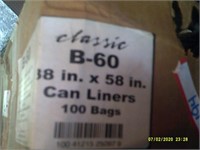 Trash Can Liners, 1/4 box+