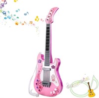 M Sanmersen  Kids Toy Guitar, Pink