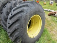 LARGE TRACTOR WHEELS