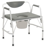 Deluxe Bariatric Drop Arm Commode