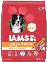 28.5 LBS Iams Adult Dry Dog Food, Lamb & Rice