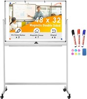 NEW 48 x 32" Mobile Whiteboard