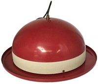 Signed Hans Agne Jakobbson Bowler Hat Pendant Lamp