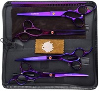 Professional Dog Grooming Shears, Purple