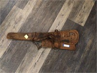 Early 1900's Leather Rifle Scabbard