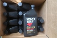 11 qts. Wolfhead 20W30 Oil
