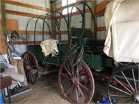 Horse Drawn Covered Wagon