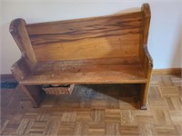 Beautiful Vintage Wooden Bench