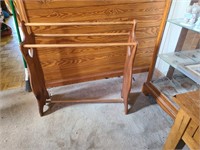 Vintage Wooden Quilt Rack