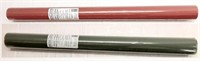 Set of 02 - RED+GREEN Craft Papers Roll 30x72" EA
