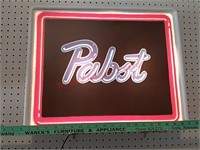 Light up Pabst sign, works