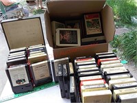 Assorted 8 track tapes