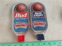 2 bud beer tap handles