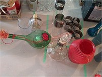 Vase, drink set, etc