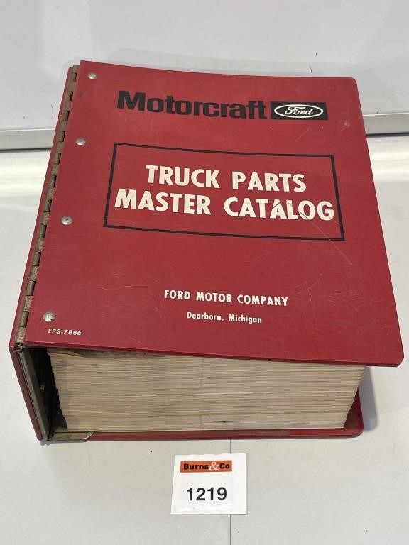 Catálogo maestro de piezas de camiones Ford Motorcraft.