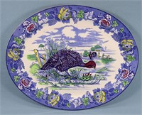 Wood's 21" Multicolor Turkey Platter