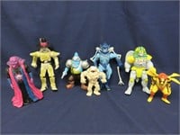 Lot of 7 Power Ranger Evil Space Aliens