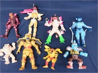 Lot of 8 Power Ranger Evil Space Aliens