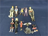 Lot of 11 Japanese Anime Game Figures