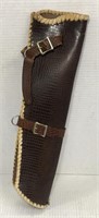 Vintage leather quiver/ holster.
