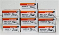 Winchester Wildcat 22, HV, 500 Rimfire Cartridges