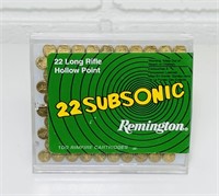 Sealed Remington Subsonic 22 LR, 100 count